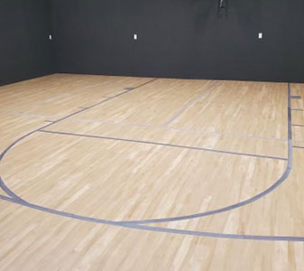 Basketball court flooring